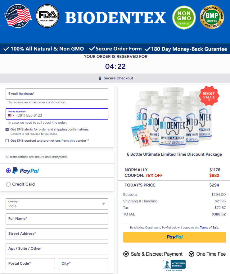 Biodentex-Secure-Checkout
